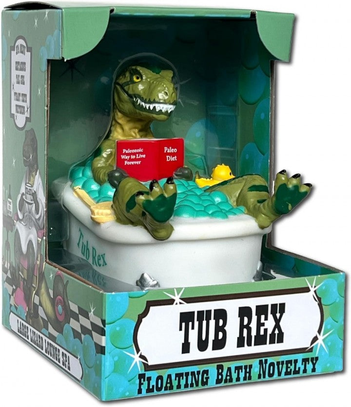 Celebri TUB REX _Soaking in the Large Lizard Lounge Spa : Floating Bath Noveltyfrom the  Tubs Gone Wild Series